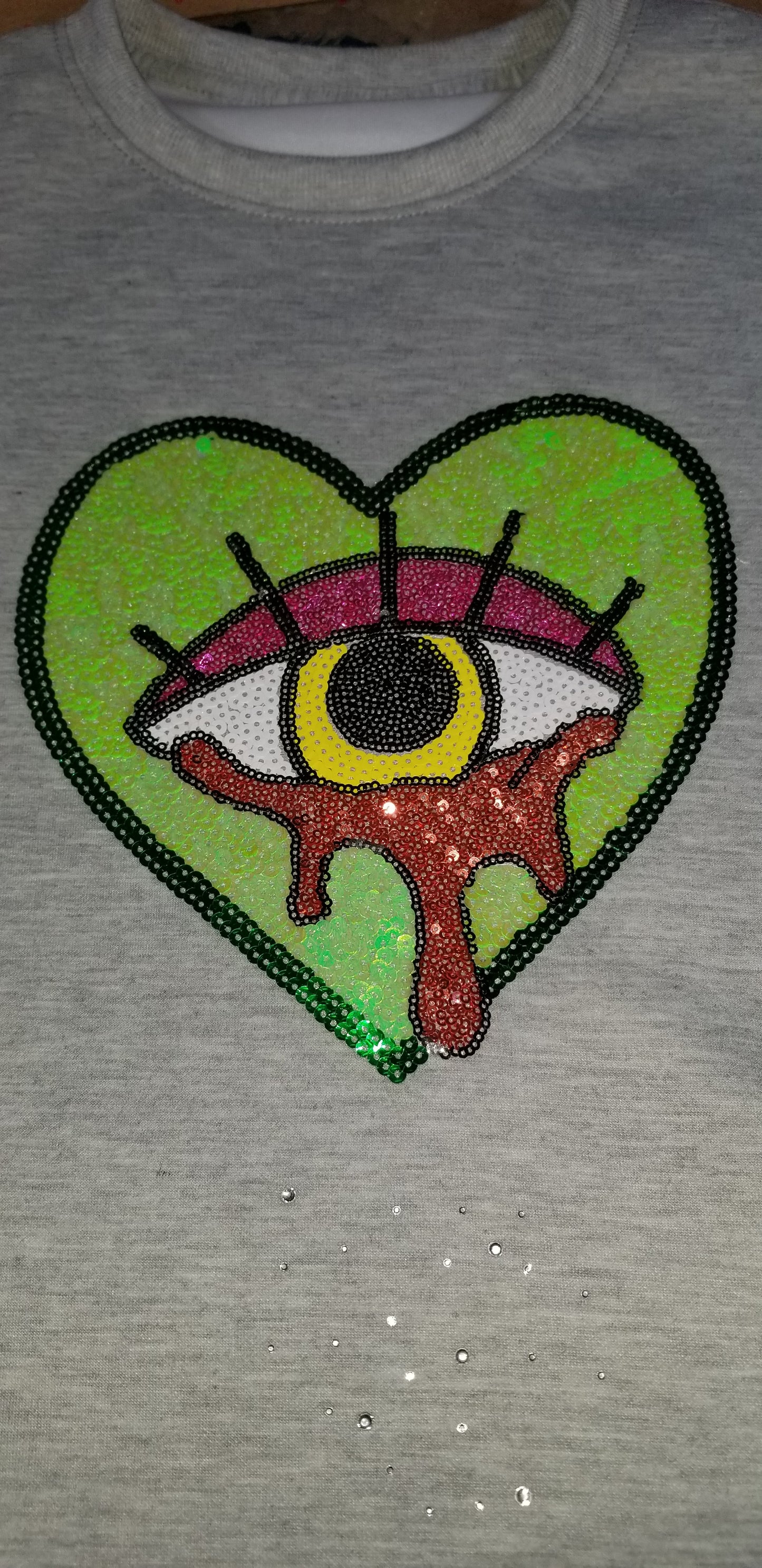 "BLEEDING HEAR VISION" (Black Kat Hoodies -Emotional Warfare Series) (1 of 1)