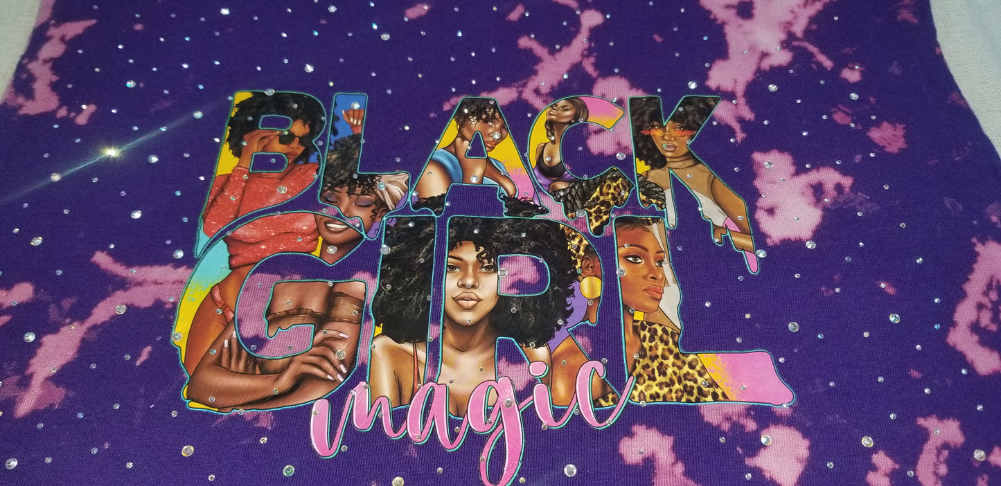 BLACK KAT "ROYAL MELANIN" CROP TEE (Black Girl Magic Collection)  (1 of 1)